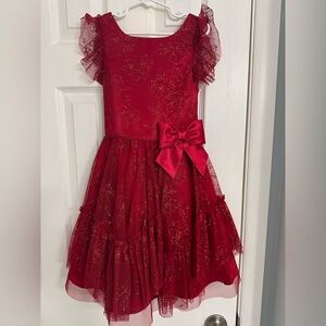 Jona Michelle Red Formal Kids Dress